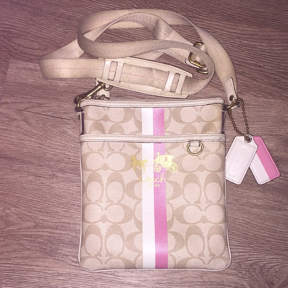 COACH Poppy Leather Crossbody